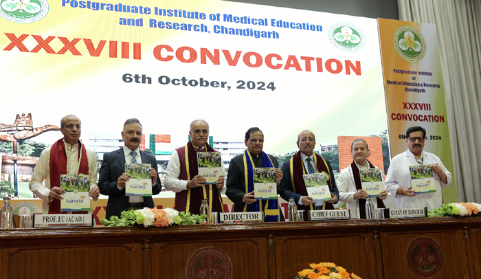 PGIMER Releases Report on Project Sarathi at Convocation Event